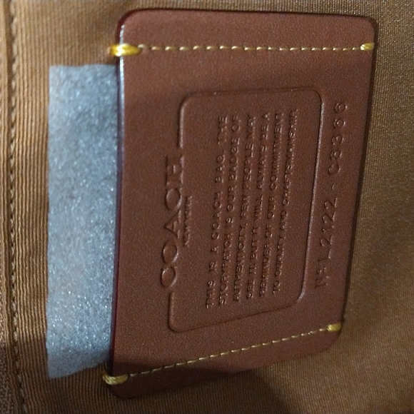 Coach Alana Pebbled Leather Colorblock Tote Bag - Picture 12 of 13